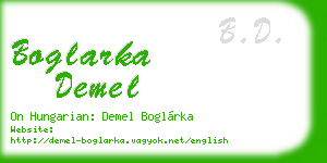 boglarka demel business card